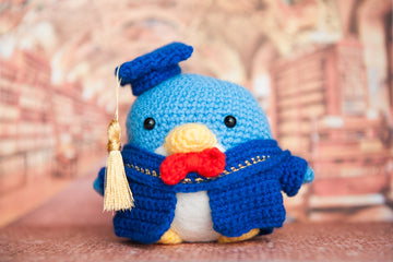 Tuxedo Penguin the Graduation Penguin Amigurumi Pattern & Kit